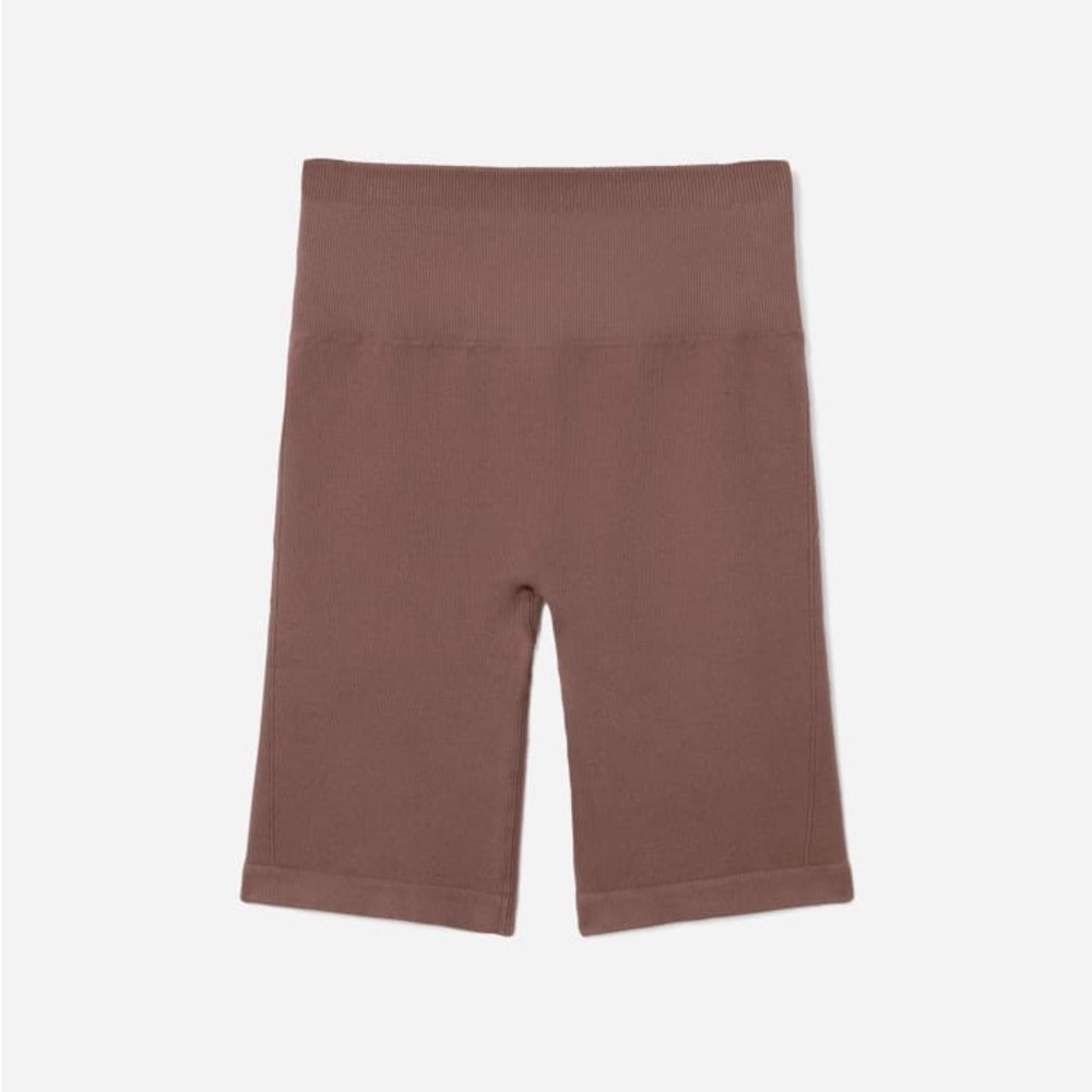 Everlane Brown Seamless Bike Shorts